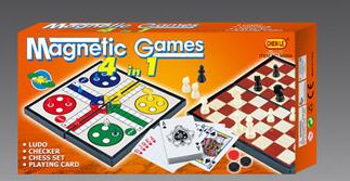 JUEGO  DE MESA 4 EN 1 -  2055