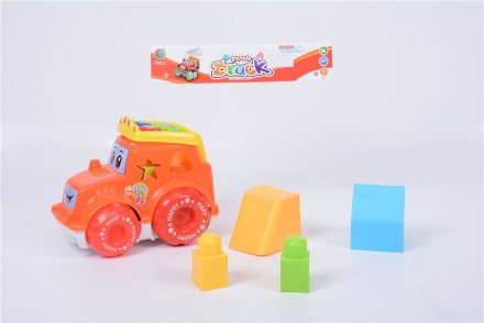 CARRO CON BLOQUES JUGUETE DIDÁCTICO 6462